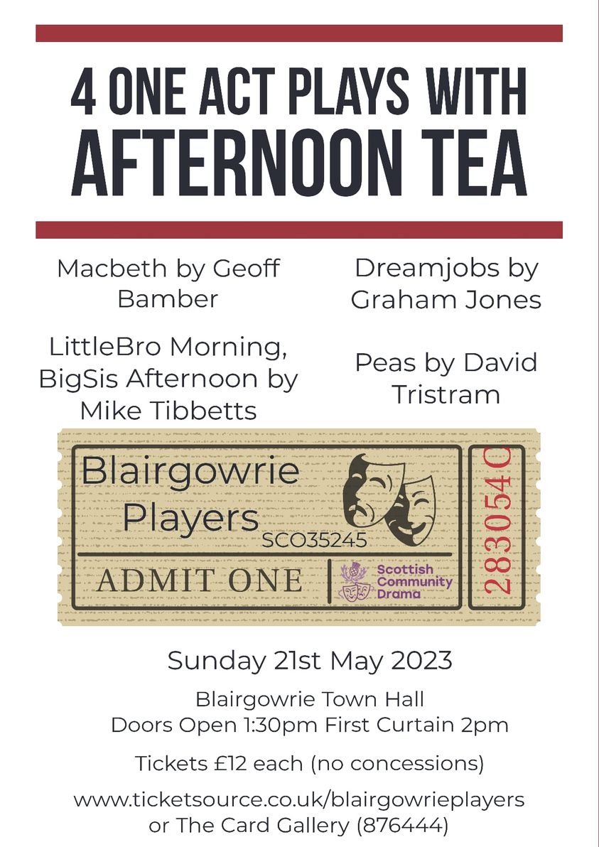 Blair Players - 4 x 1 Act Plays